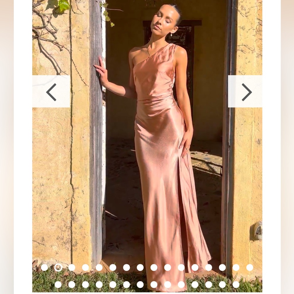 Billy J Victoria Dress Rose Gold